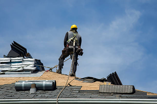 Professional Roof Installation technician working in Maquon, IL